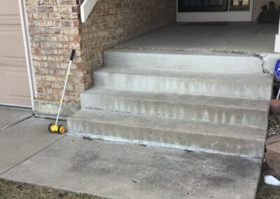 sinking concrete porch - liftech porch and patio leveling
