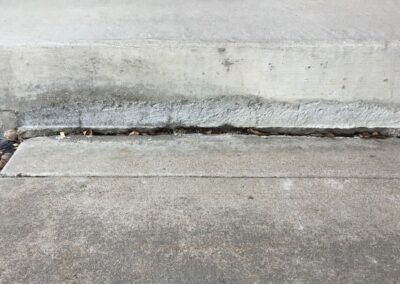 sinking concrete steps - sign you need concrete leveling colorado