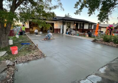 New Concrete Driveway