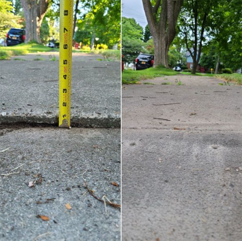 Before & After Concrete Leveling