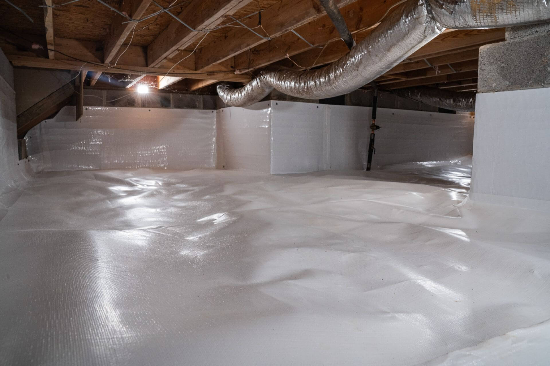 An encapsulated Crawl Space