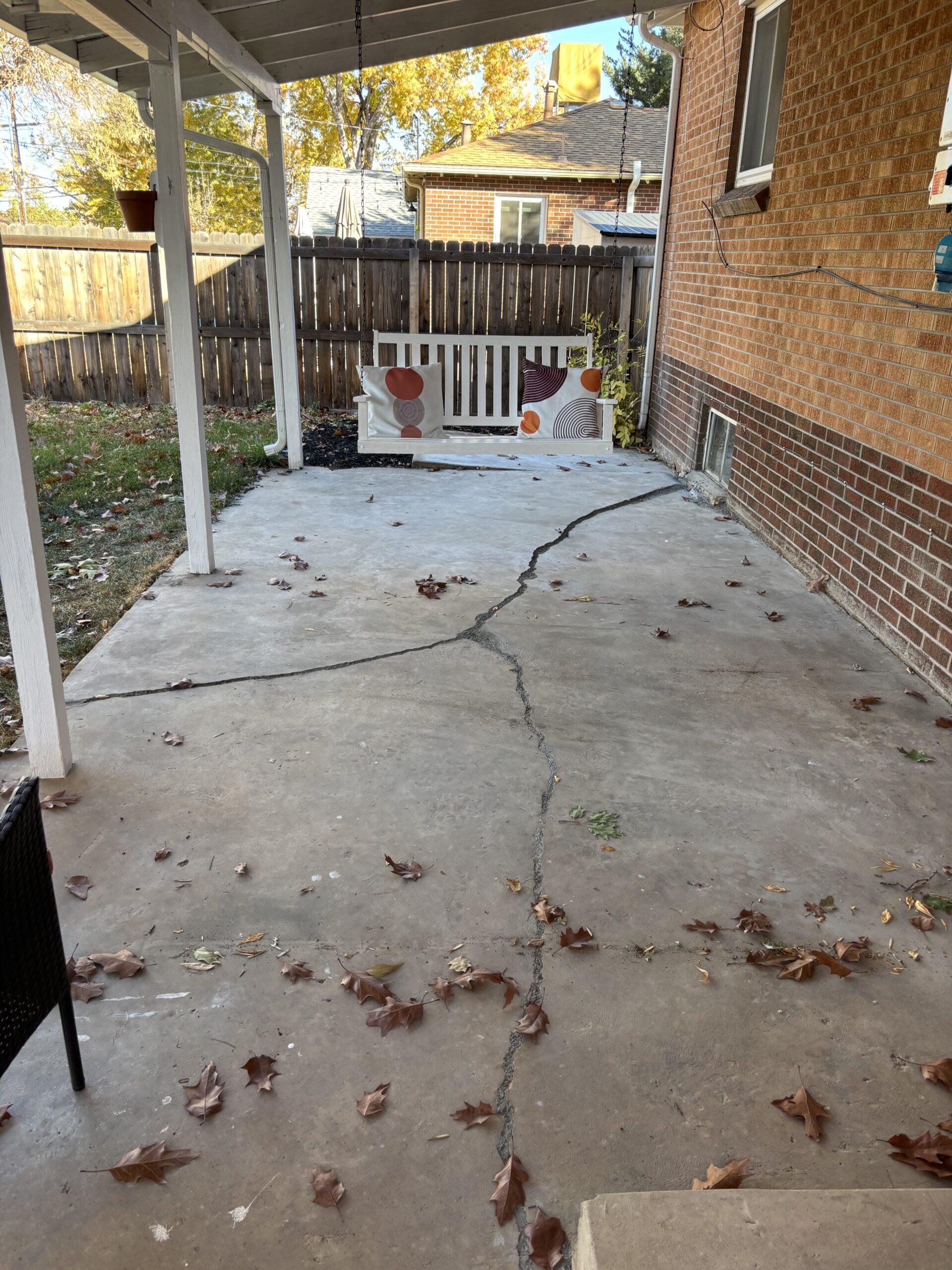 Damaged Concrete Patio